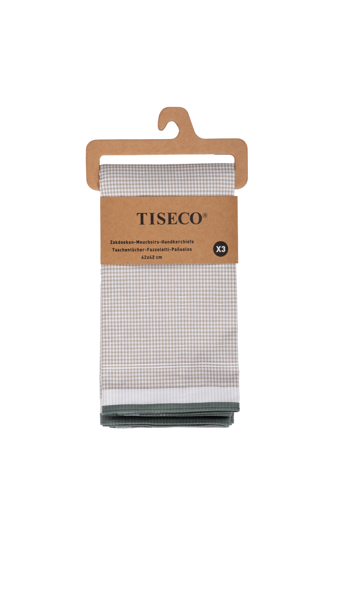 HERENZAKDOEKEN REGAL 4 - TAUPE