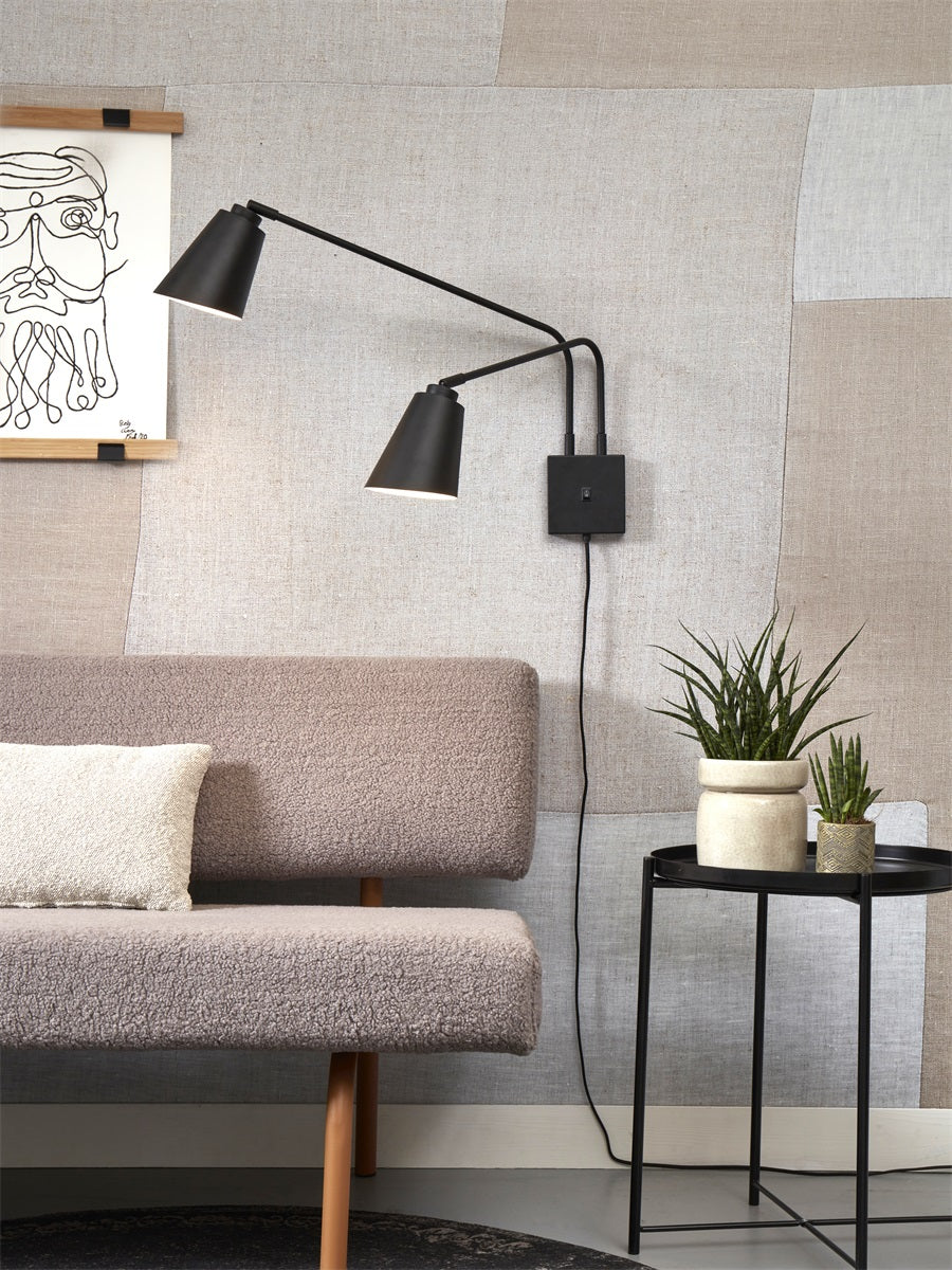 WANDLAMP BREMEN - ZWART