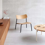 ETUDE LOUNGE CHAIR - HOUT ZONDER ARMLEUNING