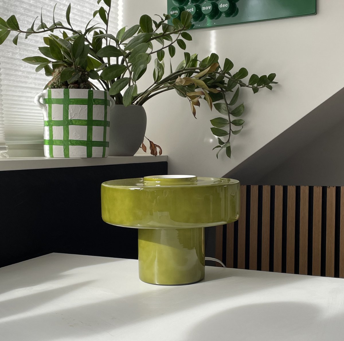 FOZA TAFELLAMP KLEIN - ARMY GREEN