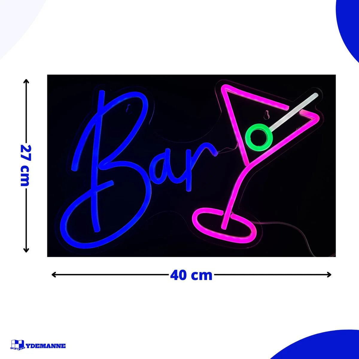 NEON LAMP - BAR COCTAILGLAS