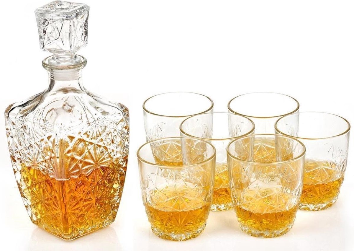 DEDALO 7-DELIG WHISKEY SET