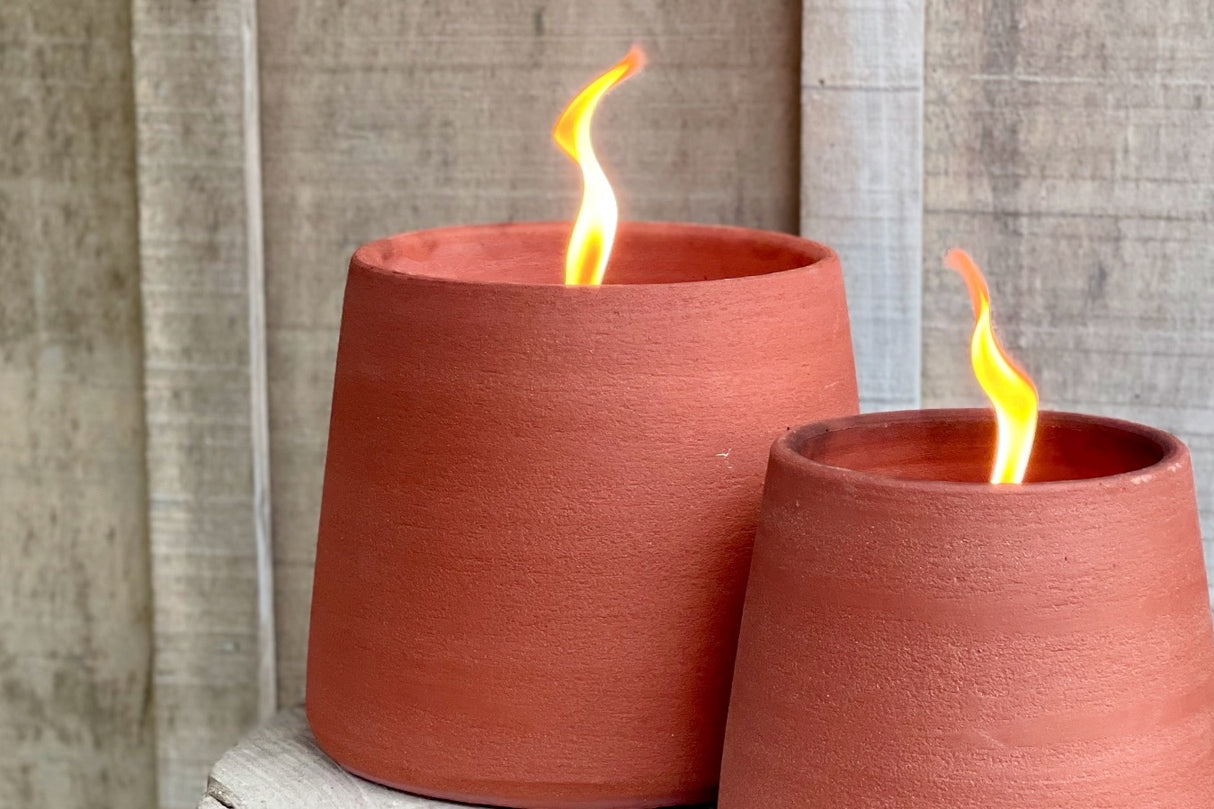 LARGE OUTDOOR GEURKAARS - TERRACOTTA