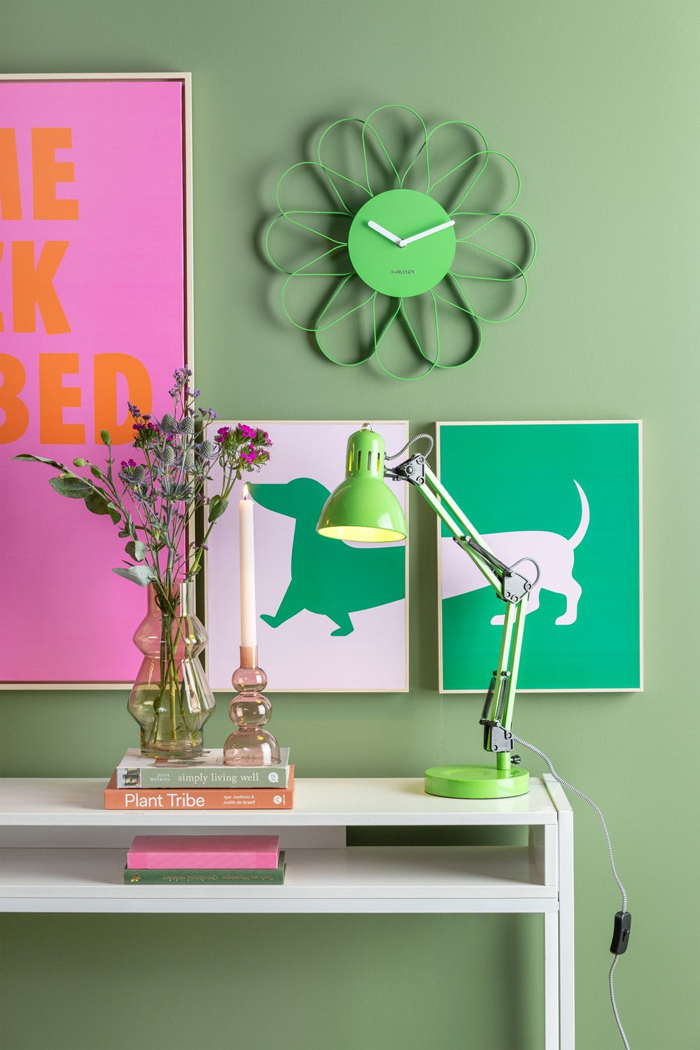 TAFELLAMP FUNKY HOBBY - BRIGHT GREEN