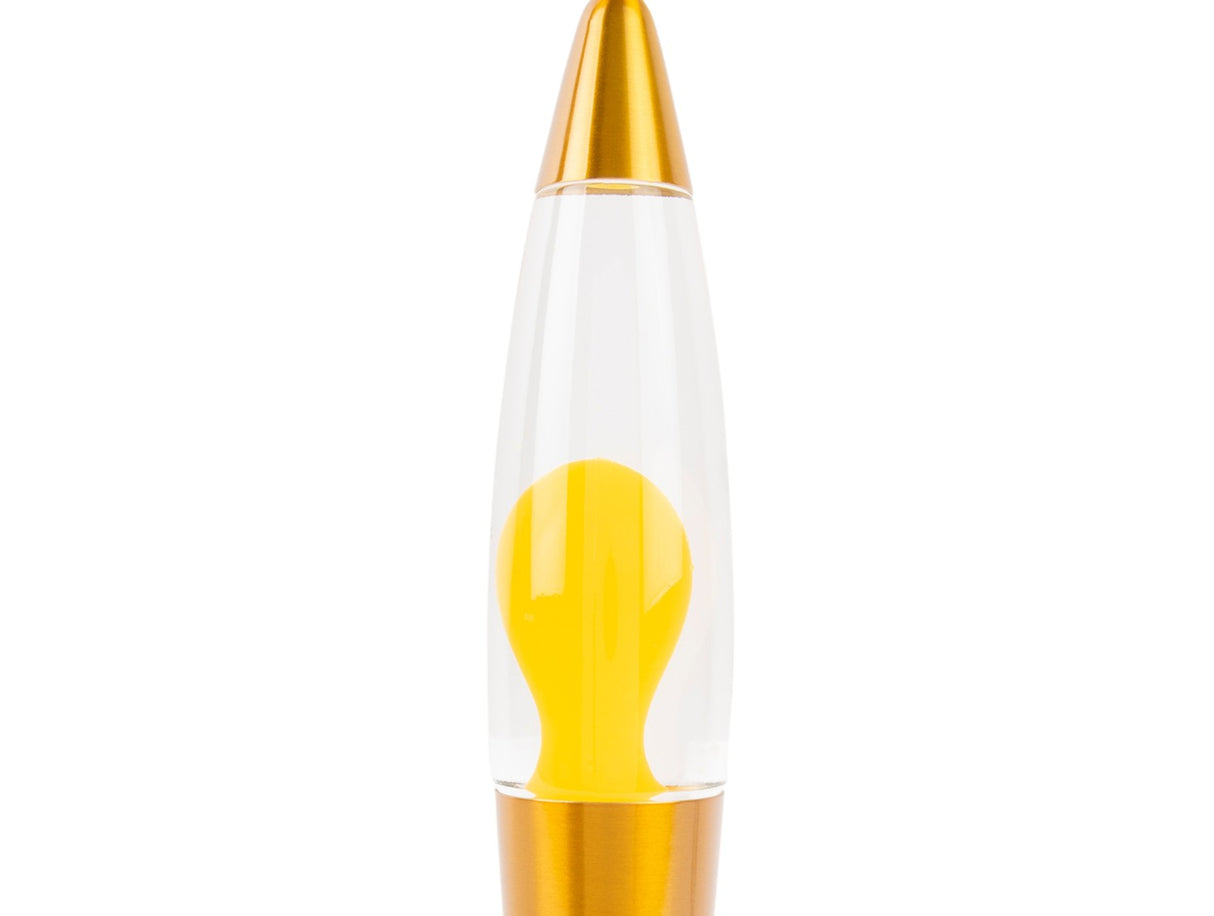 TABLE LAMP - FUNKY ROCKET LAVA YELLOW