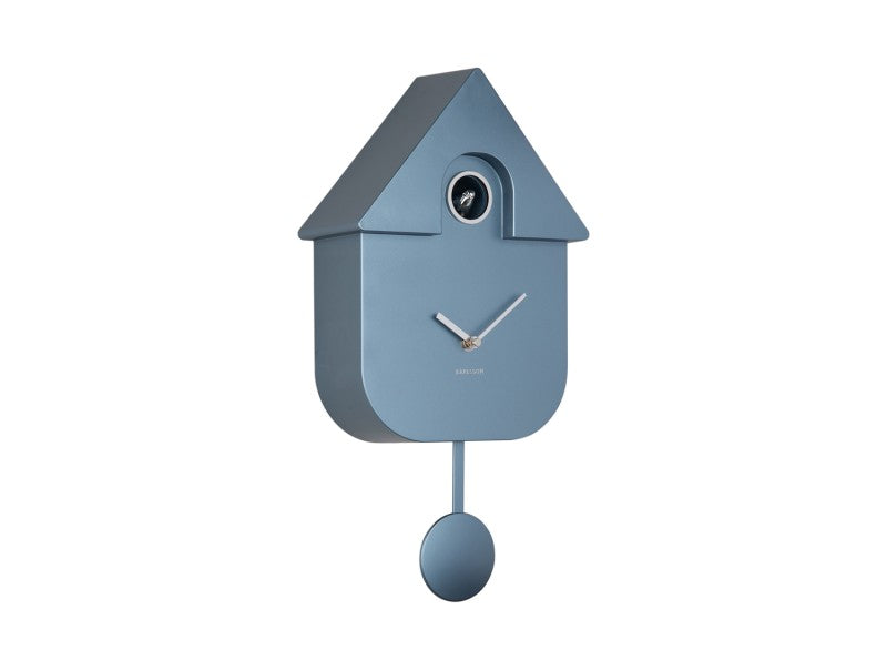 CUCKOO WANDKLOK - METALLIC DARK BLUE