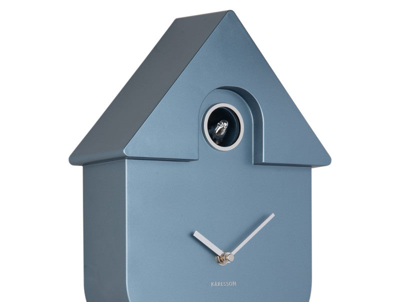 CUCKOO WANDKLOK - METALLIC DARK BLUE