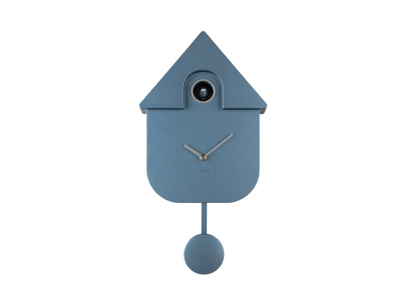 CUCKOO WANDKLOK - METALLIC DARK BLUE