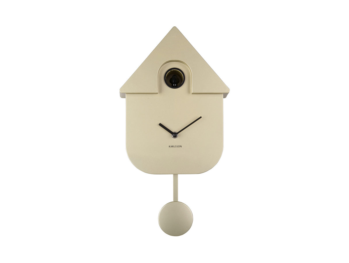 CUCKOO WANDKLOK - METALLIC GOLD