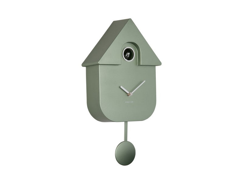 CUCKOO WANDKLOK - METALLIC JUNGLE GREEN