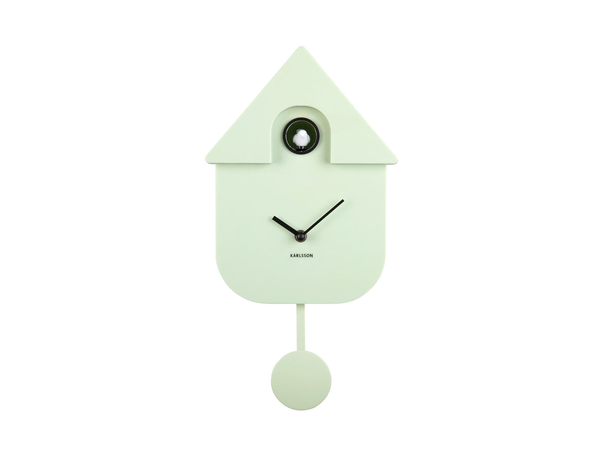 CUCKOO WANDKLOK - SOFT GREEN