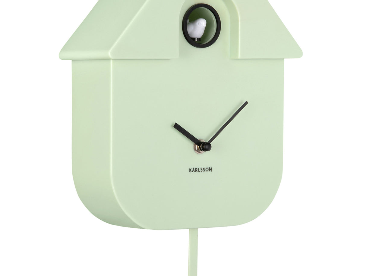 CUCKOO WANDKLOK - SOFT GREEN
