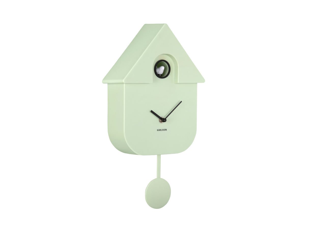 CUCKOO WANDKLOK - SOFT GREEN
