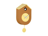 GRATO CUCKOO WANDKLOK - OCHRE YELLOW & SOFT YELLOW