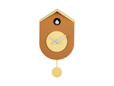 GRATO CUCKOO WANDKLOK - OCHRE YELLOW & SOFT YELLOW