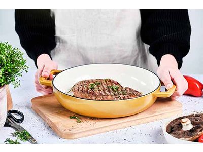 FONTESTIC GRILLPAN - AMBER GOLD