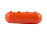 RETRO TUBE ALARM CLOCK  + CALENDER FLIP - ORANJE