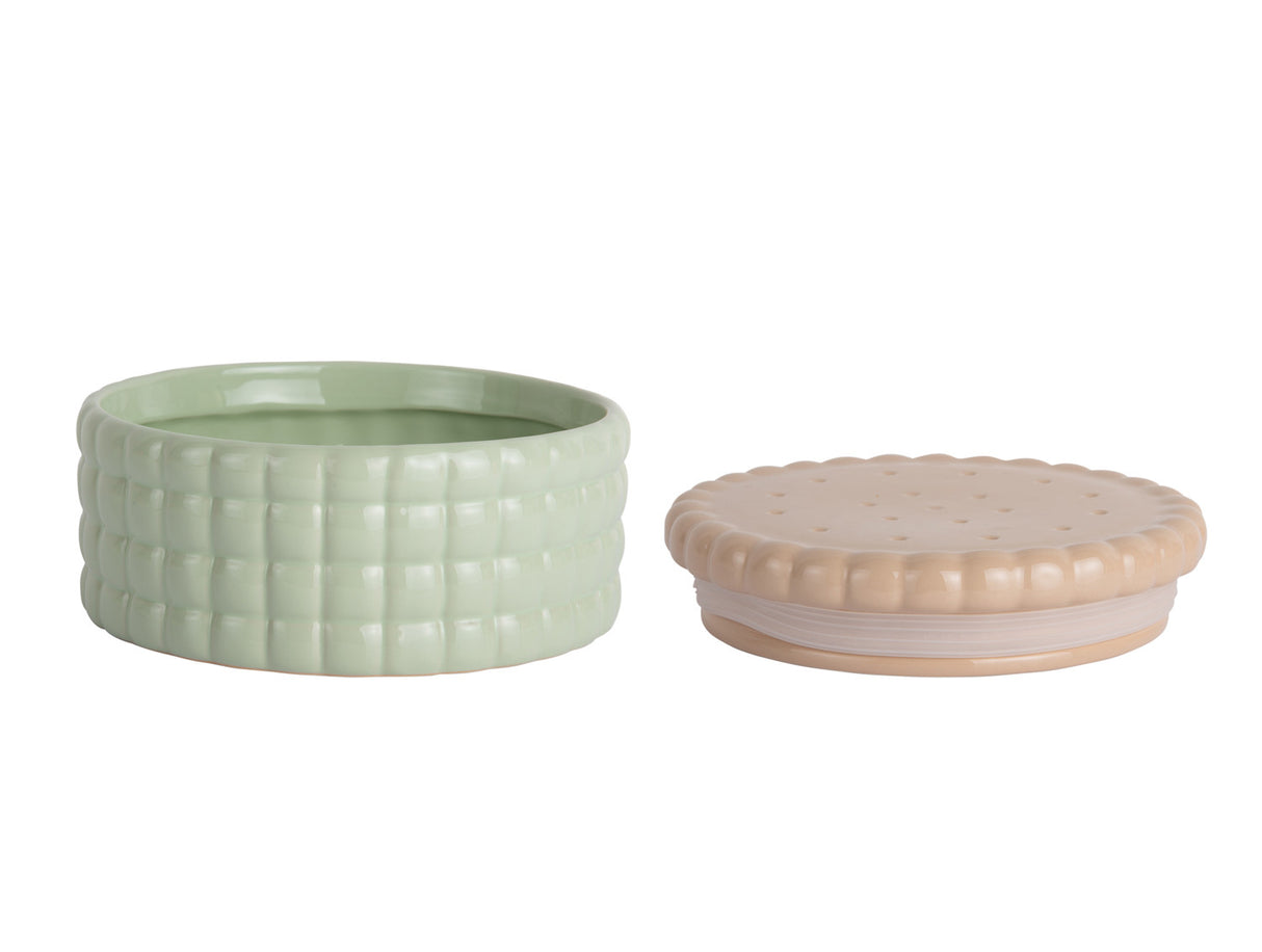 BISCUIT BOX LARGE - SOFT GREEN