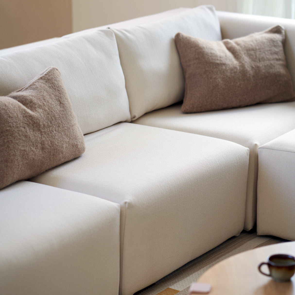 BRIDGE SOFA MET CHAISE LONGUE