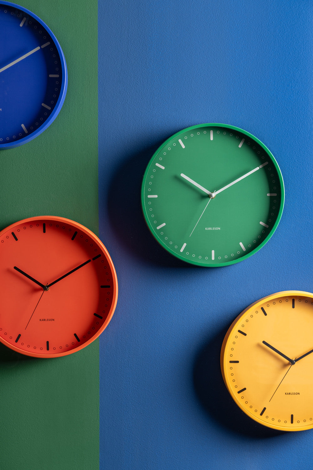 WANDKLOK COOL RETRO - RETRO GREEN