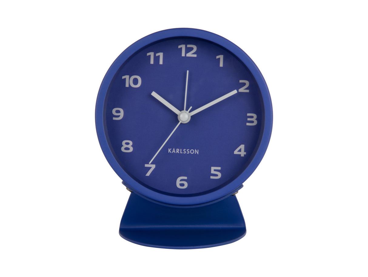 ALARM CLOCK COOL RETRO - COBALT BLUE