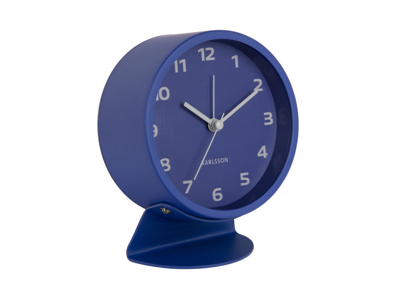 ALARM CLOCK COOL RETRO - COBALT BLUE