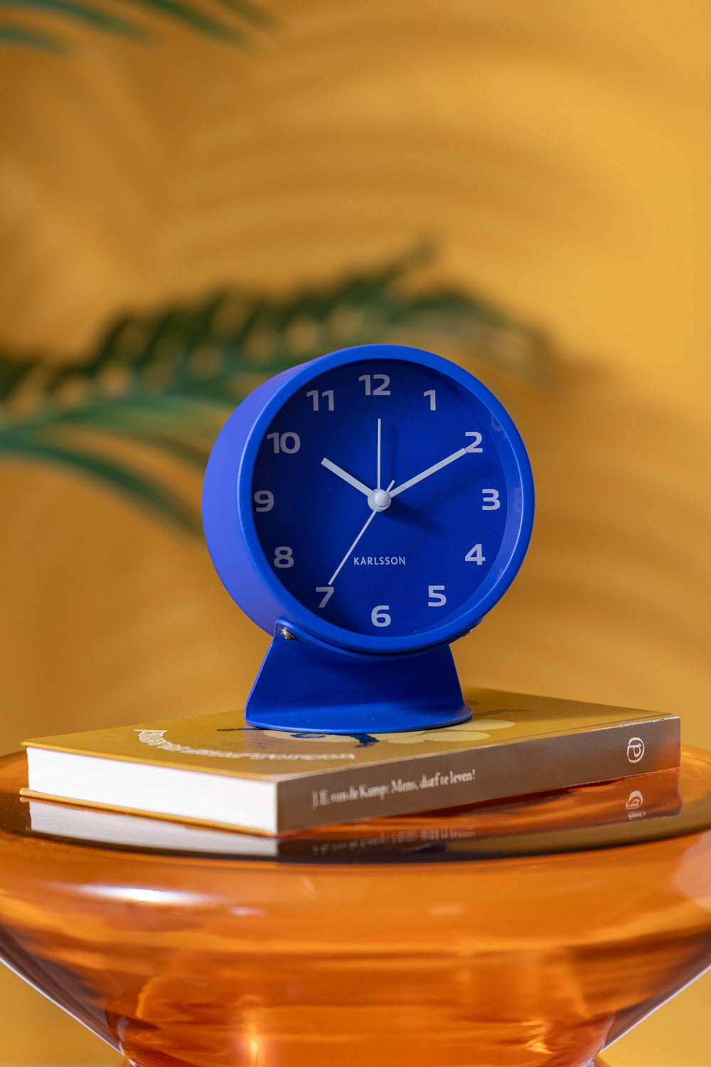 ALARM CLOCK COOL RETRO - COBALT BLUE