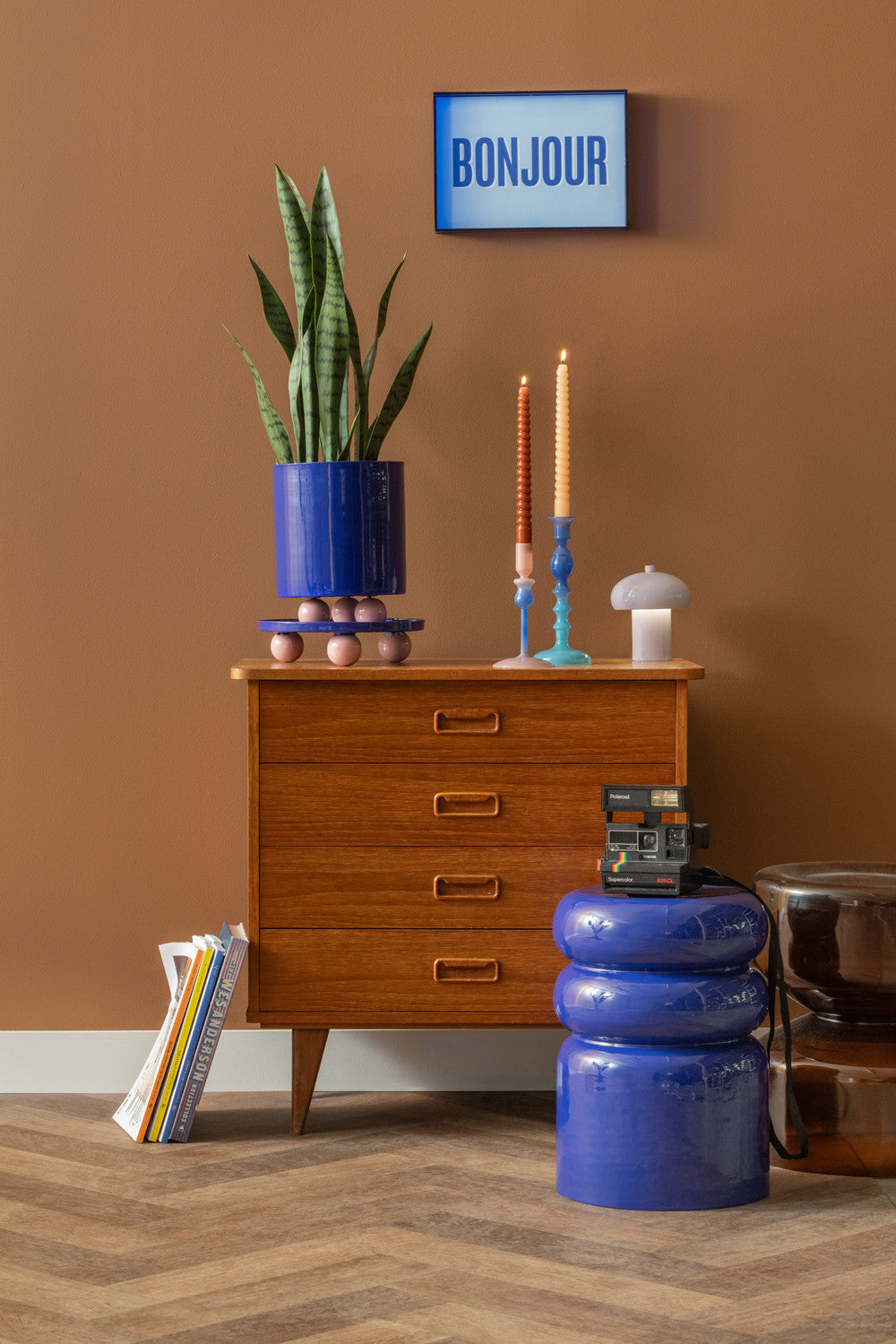 BIJZETTAFEL ALMIRANTE - COBALT BLUE