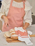 SET VAN 3 KEUKENHANDDOEKEN - RUST