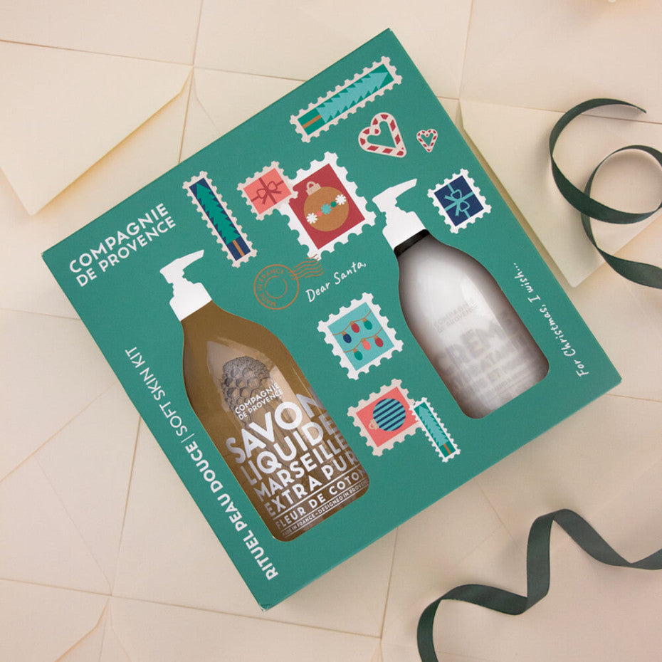 GIFTBOX HANDZEEP + HANDCREME - FLEUR DE COTON