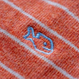 SOKKEN - FIJNE STREPEN ORANJE/BEIGE