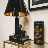 TABLE LAMP GUN BLACK