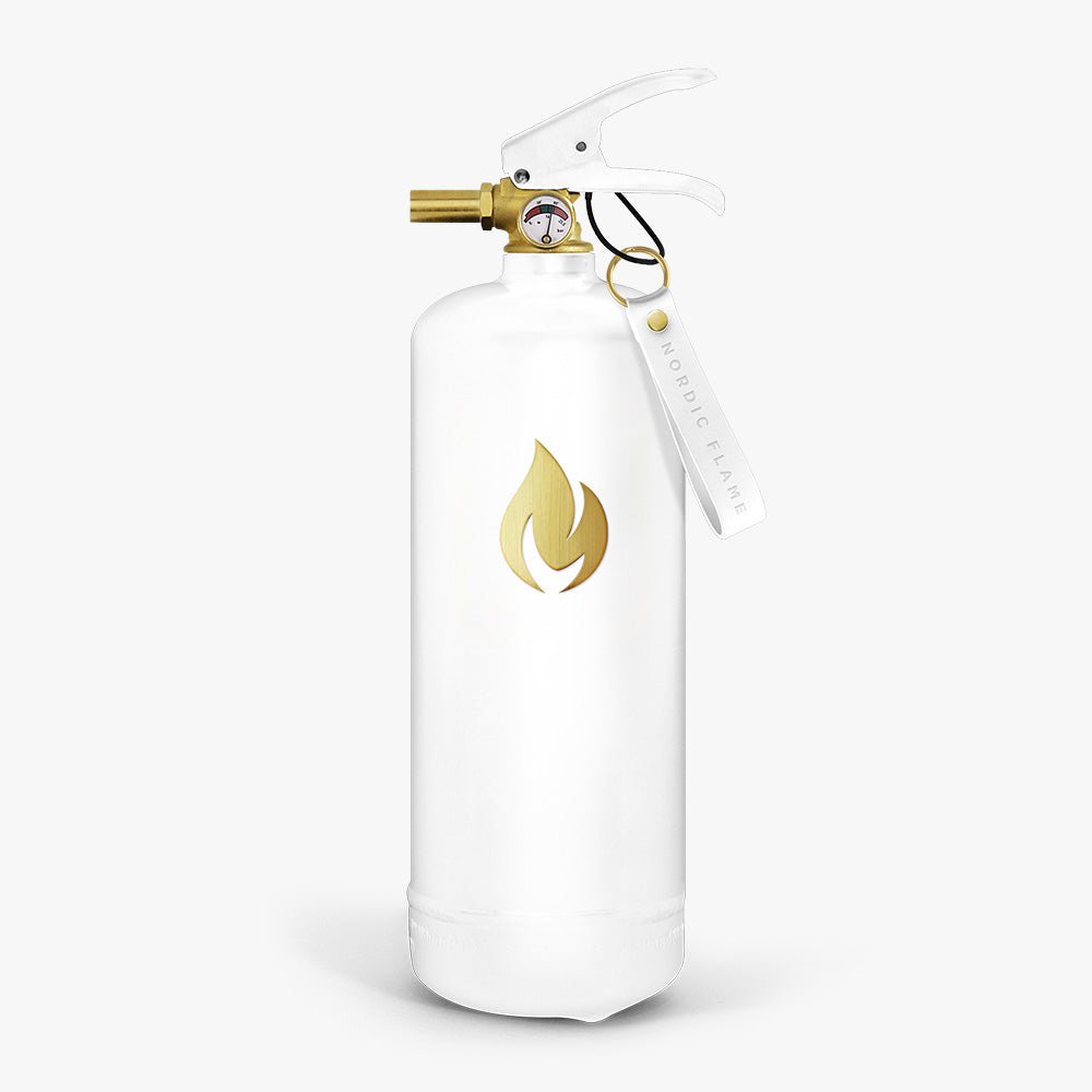 BRANDBLUSSER - WIT/GOUD