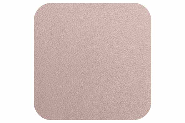 GLASONDERZETTER LEDERLOOK BEIGE
