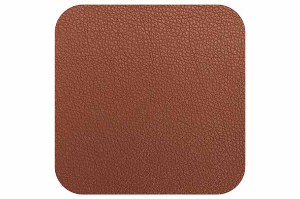 GLASONDERZETTER LEDERLOOK BRUIN