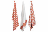 SET VAN 3 KEUKENHANDDOEKEN - RUST