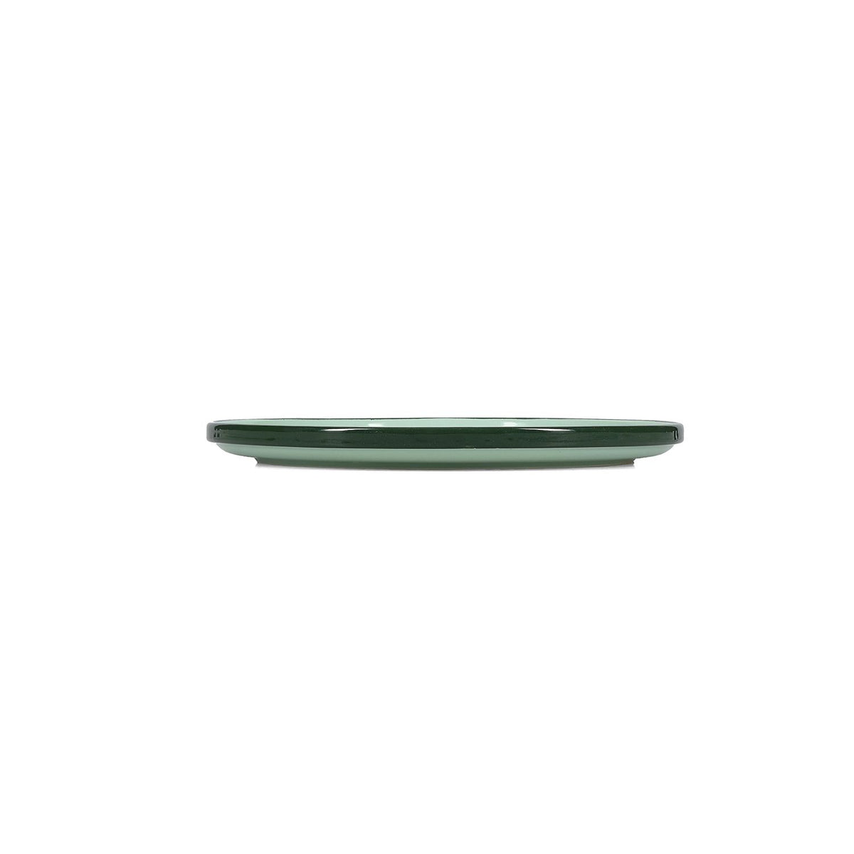 PLAT BORD 26 CM - DUO GROEN