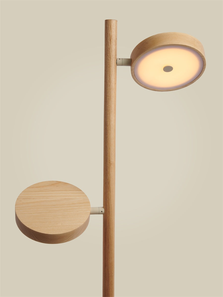 OKINAWA STAANDE LAMP - 2 SHADES - ASH NATURAL