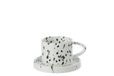 KOFFIEKOP MET SCHOTEL - STIPPEN