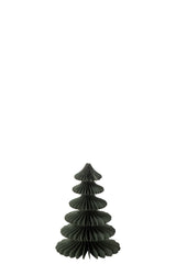 PAPIEREN KERSTBOOM - DONKERGROEN