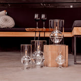 WINDLICHT MET BOL - CHROME