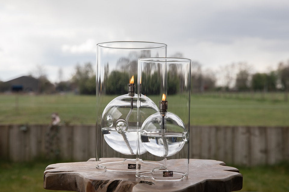 WINDLICHT MET BOL - CHROME