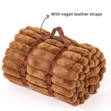 PLAID RABBIT STRIPE - INDIAN TAN