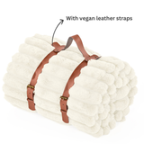 PLAID RABBIT STRIPE - IVORY