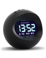 CENTRE OF THE EARTH ALARM CLOCK - ZWART