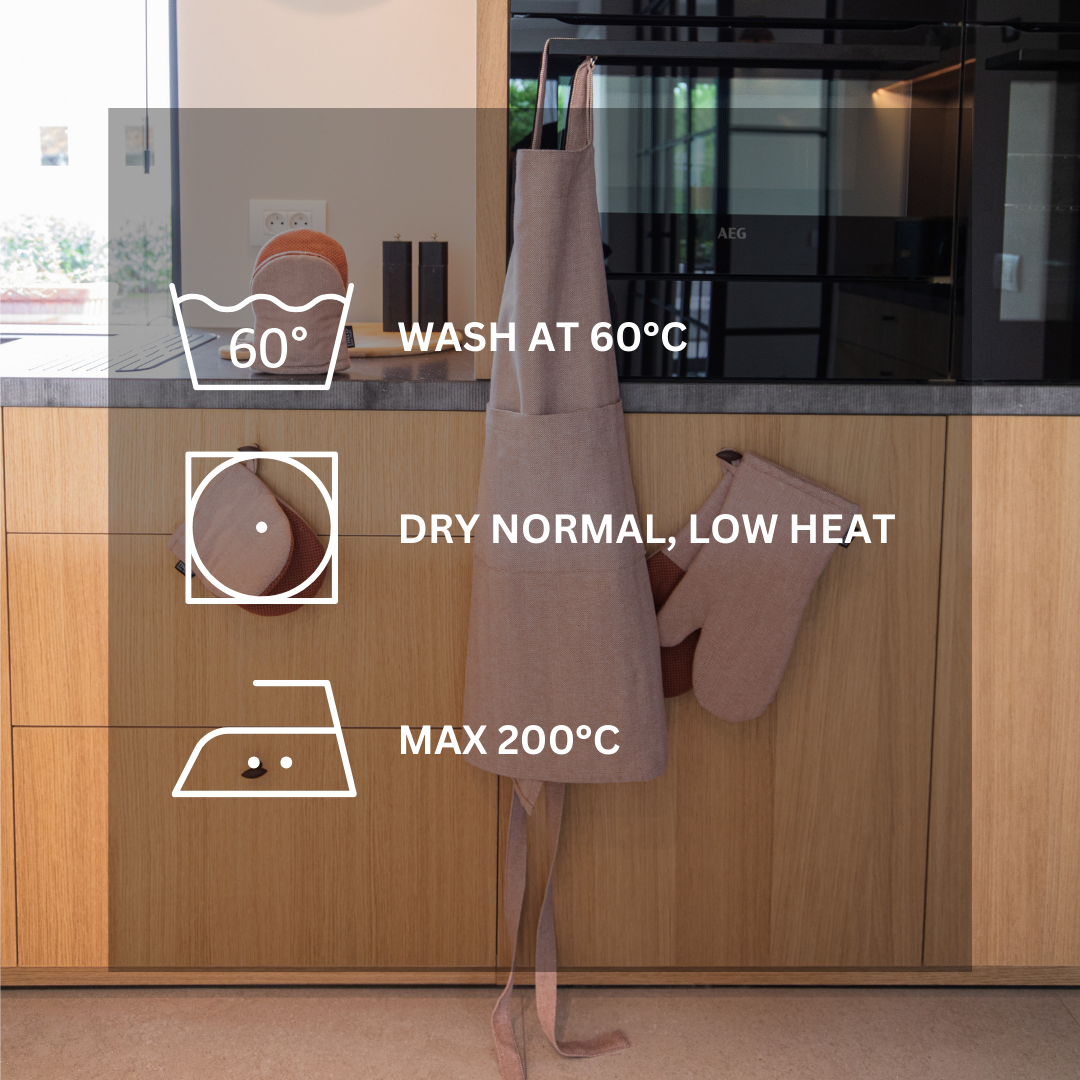 KEUKENSCHORT RUGA - OUD ROZE