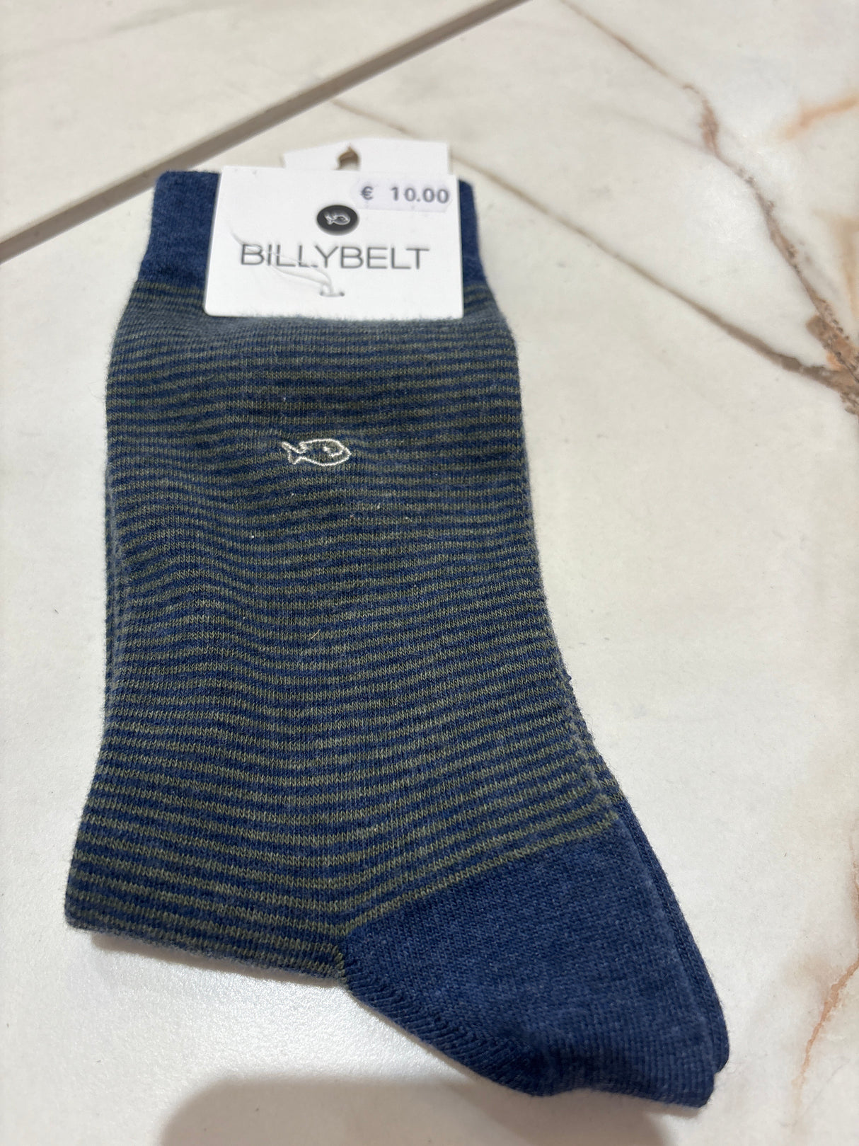 SOKKEN FINE STRIPES - GREENIE