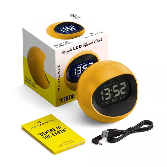 CENTRE OF THE EARTH ALARM CLOCK - GEEL