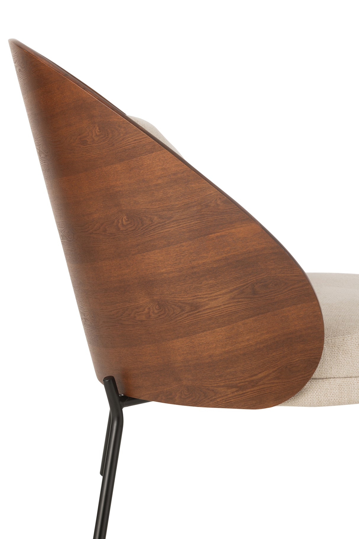 COSY LOUNGESTOEL- BRUIN/BEIGE