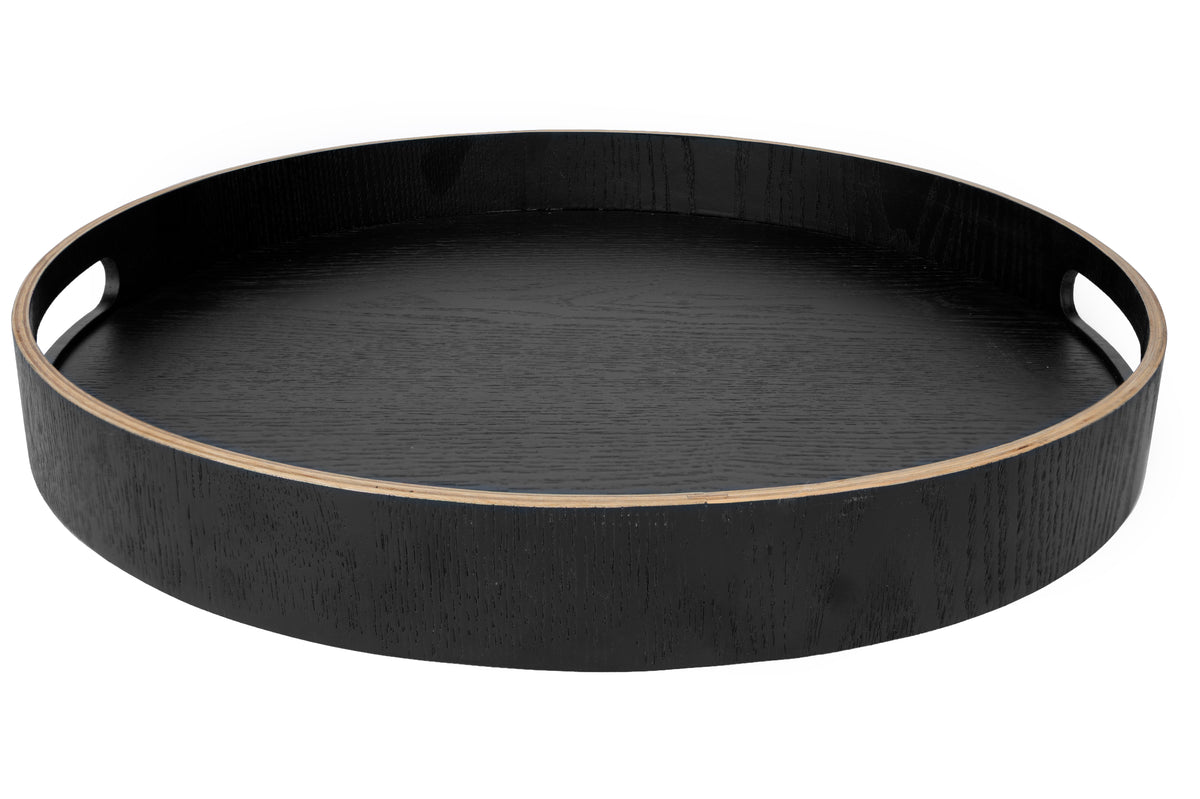 AURA - ROND DIENBLAD / ZWART